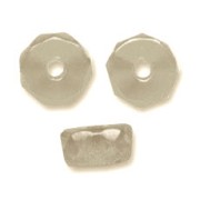 Perle sfaccettate Heishi 6x3 mm - Black Diamond x25