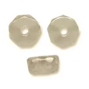 Perle sfaccettate Heishi 6x3 mm - Black Diamond x25