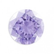 Cabochon Zirconio cubico tondo mm. 4 Lavender x10