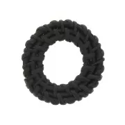 Pendente - anello in Rattan 40 mm - Nero Mat x1