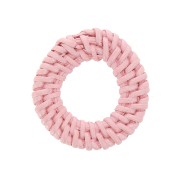 Pendente - anello in Rattan 41 mm - Rosa chiaro effetto perla x1|raw }}