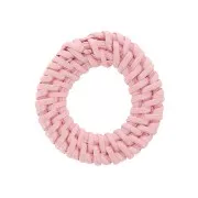Rosa - Pendente - anello in Rattan 41 mm - Rosa chiaro effetto perla x1 Pendente - anello in Rattan 41 mm - Rosa chiaro effetto perla x1