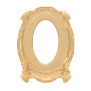 Castone PureCrystal 4120 ovale 8x6 mm dorato|raw }}