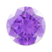 Cabochon Zirconio cubico tondi mm. 3.25 Medium Purple x10|raw }}