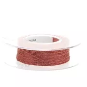 Filo Sorrinto fabbricazione italiana 0,6 mm Terracotta x50m