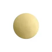 Supporto rotondo per punzoni a percussione personalizzabili 18 mm in ottone Oro x1