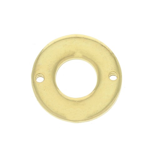 Distanziatore rotondo 2 fori 18 mm in zamac - Dorato con oro fino x1