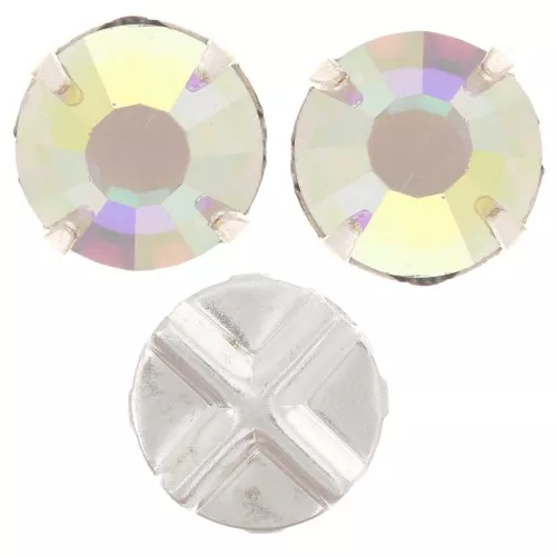 Strass da cucire mm. 8 Crystal AB