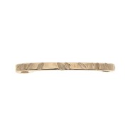Distanziatore barra lavorato 2 fori 20x4 mm in zamac - Oro rose x1|raw }}