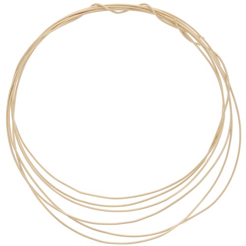 Filo duro bobina di 0.75mm in Gold filled x 1.5m