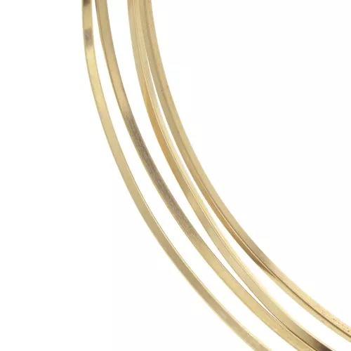 Filo quadrato morbido 0.75 mm en Gold Filled x1m