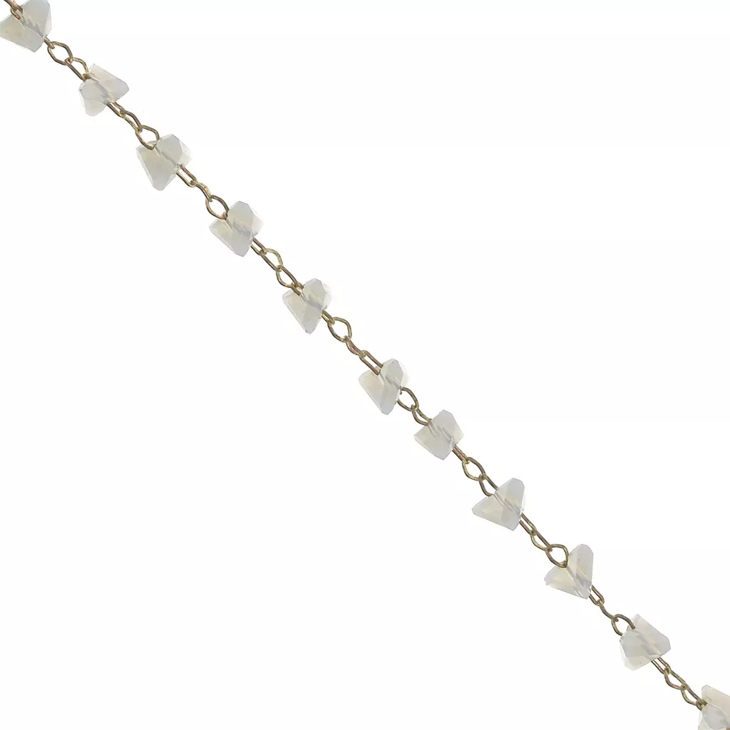 Braccialetto Alla Moda Edgda Con Ciondolo Stelle E Pianeti, In Lega E Perline Di Vetro, Catena A Maglia Regolabile, Argento, Regalo Per Lei
