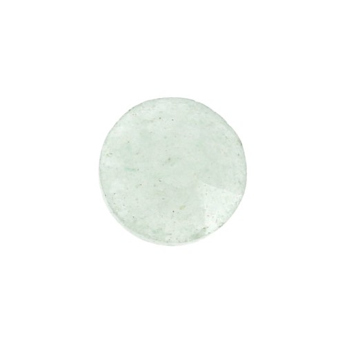Cabochon rotondo sfaccettato 6mm Aventurine x1