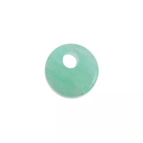 Paillette rotondo 6 mm Pietra Gemma - Amazonite x1