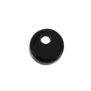 Paillette rotondo 6 mm Pietra Gemma - Black Onyx x1|raw }}