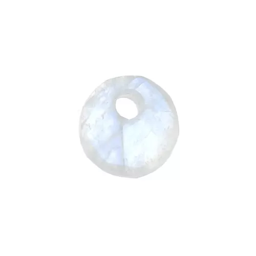 Paillette rotondo 6 mm Pietra Gemma - Pietra di Luna x1
