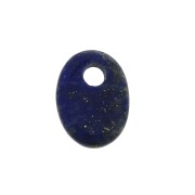 Paillette ovale 8x6 mm Pietra Gemma - Lapis Lazuli x1