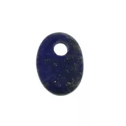 Paillette ovale 8x6 mm Pietra Gemma - Lapis Lazuli x1