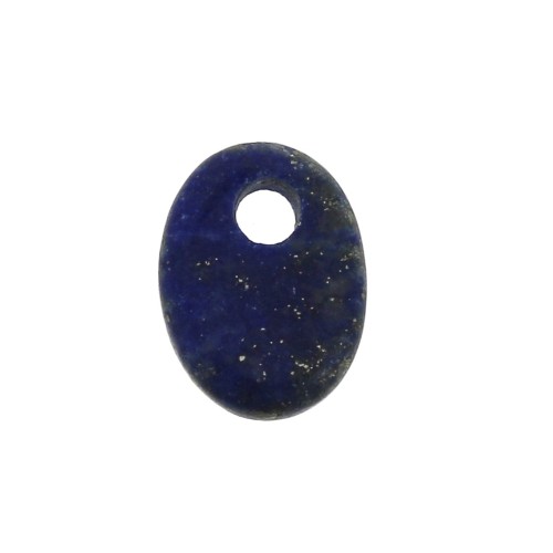 Paillette ovale 8x6 mm Pietra Gemma - Lapis Lazuli x1