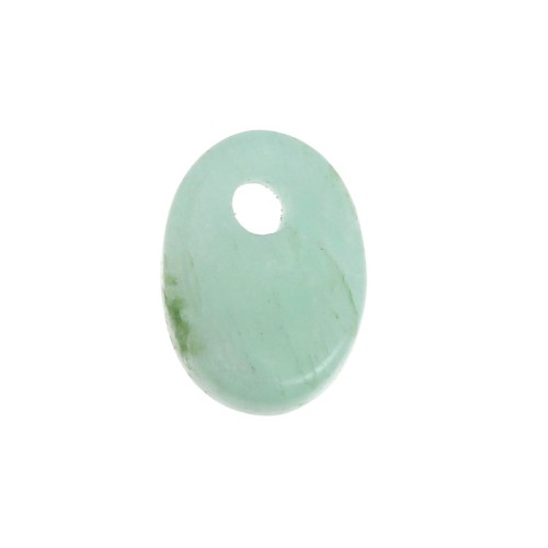 Paillette ovale 8x6 mm Pietra Gemma - Amazonite x1