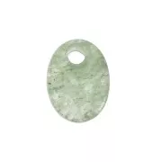 Paillette ovale 8x6 mm Pietra Gemma - Aventurine x1