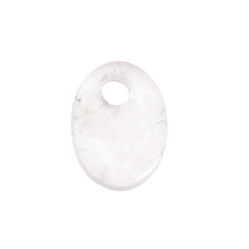 Paillette ovale 8x6 mm Pietra Gemma - Rosa Quartz x1