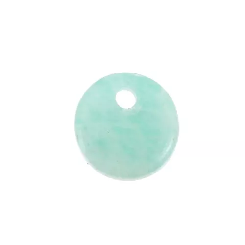 Paillette rotondo 8 mm Pietra Gemma - Amazonite x1