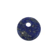 Paillette rotondo 8 mm Pietra Gemma - Lapis Lazuli x1