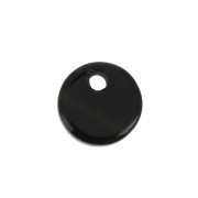 Paillette rotondo 8 mm Pietra Gemma - Black Onyx x1|raw }}