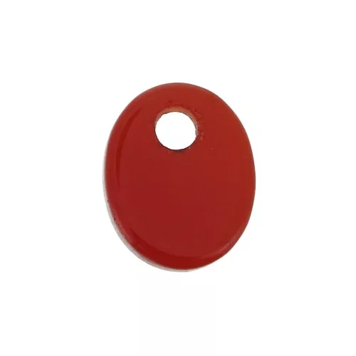 Paillette ovale 10x8 mm imitation Pietra Gemma - Hydro Grenat x1