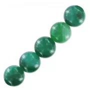 Perle di pietra da 10 mm - Agata verde x5