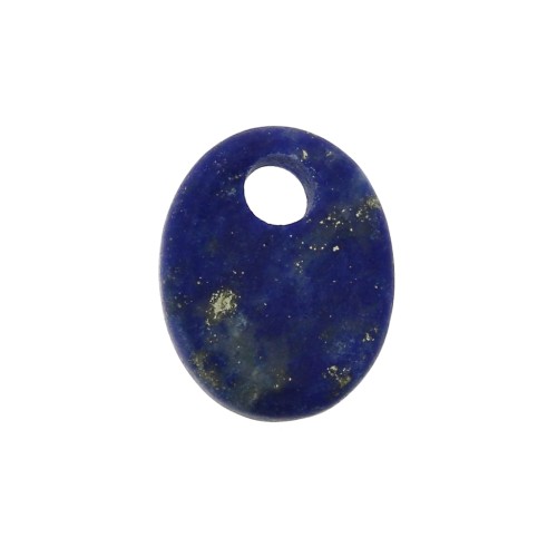 Paillette ovale 10x8 mm Pietra Gemma - Lapis Lazuli x1