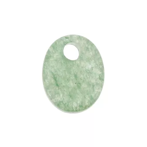Paillette ovale 10x8 mm Pietra Gemma - Aventurine x1