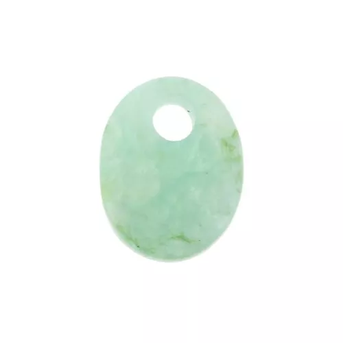 Paillette ovale 10x8 mm Pietra Gemma - Amazonite x1