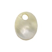 Paillette ovale 10x8 mm madreperla - Naturale x1