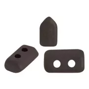 Perle in vetro Piros® di Puca® 2x5 mm Dark Bronzo Mat x10g