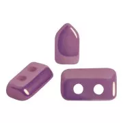 Perle in vetro Piros® di Puca® 2x5 mm Opaque Luster Amethyst x10g