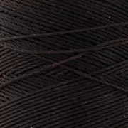 Bobina di filo cerato Linhasita per micro macramè 0,75 mm - Marrone cioccolato (29) x228m