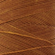 Bobina cerata Linhasita per micro macramè 0,75 mm - Camel Brown (498) x228m
