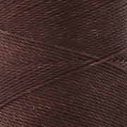 Bobina di filo cerato Linhasita per micro macramè 0,75 mm - Mogano (515) x228m