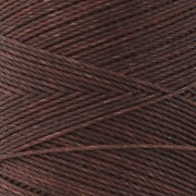 Bobina di filo cerato Linhasita per micro macramè 0,75 mm - Pecan (649) x228m