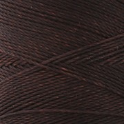 Bobina di filo cerato Linhasita per micro macramè 0,75 mm - Ebano (555) x228m