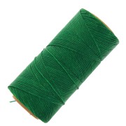 Bobina di filo cerato Linhasita per micro macramè 0,75 mm - Verde (1045) x228m|raw }}
