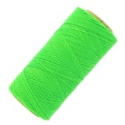 Bobina di filo cerato Linhasita per micro macramè 0,75 mm - Verde fluo (329) x228m|raw }}