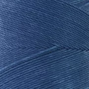 Bobina di filo cerato Linhasita per micro macramè 0,75 mm - Lapis Blue (298) x228m