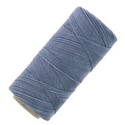 Bobina di filo cerato Linhasita per micro macramè 0,75 mm - Jeans (384) x228m