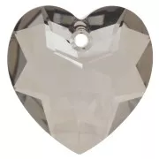 Crystal - Coeur PureCrystal 6215 18 mm - Crystal Satin x1 Coeur PureCrystal 6215 18 mm - Crystal Satin x1