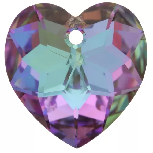 Cuore PureCrystal 6215 18 mm - Cristallo Vitrail Light x1