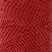Bobina di filo cerato Linhasita per micro macramè 0,75 mm - Rosso cadmio (677) x228m