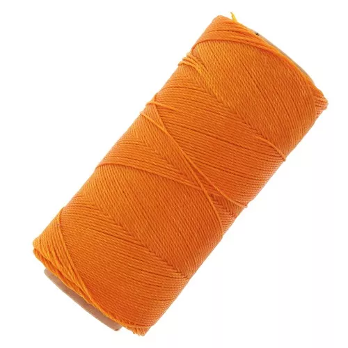 Bobina di filo cerato Linhasita per micro macramè 0,75 mm - Topazio chiaro (38) x228m